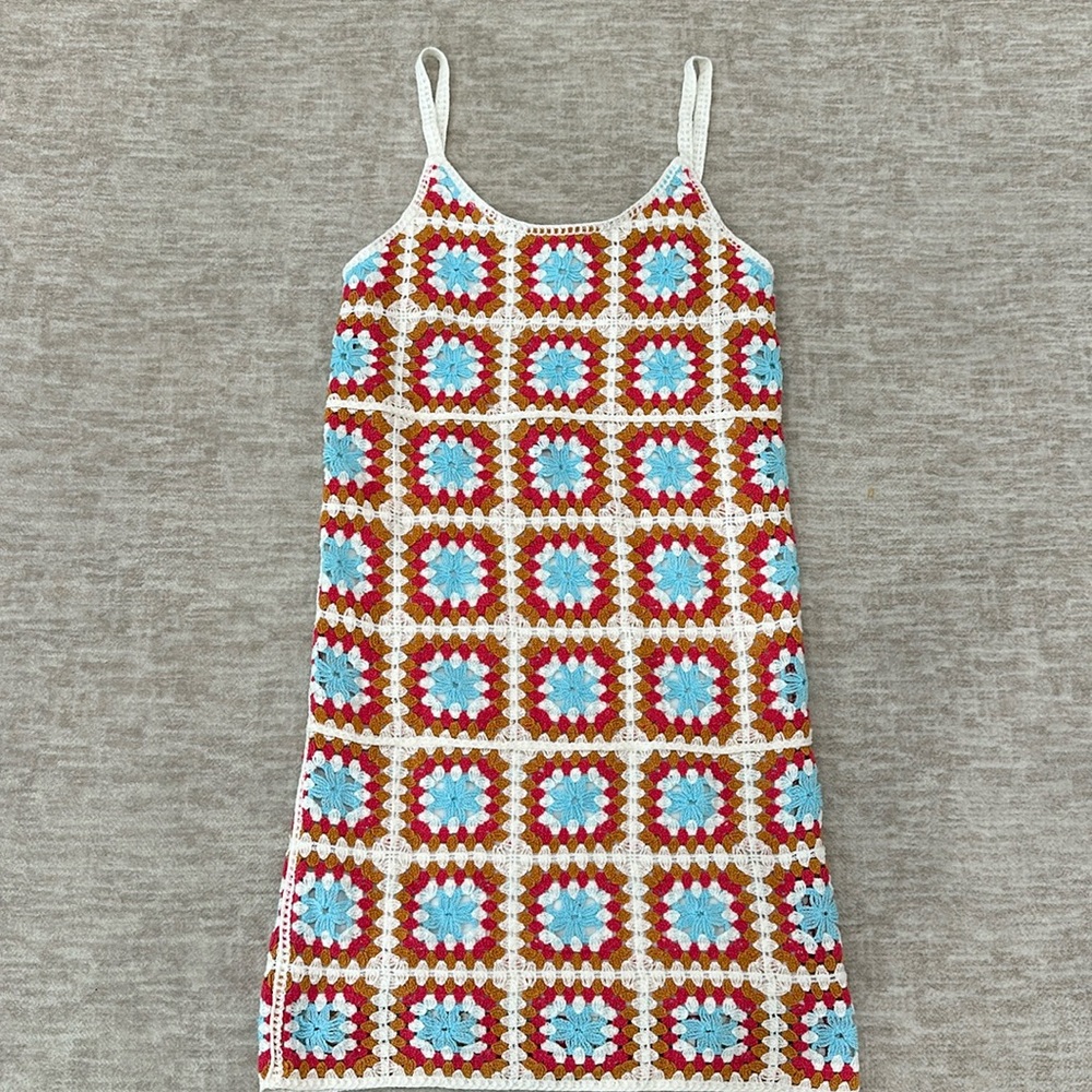 NWOT Crochet Mini Dress